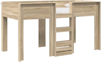 vidaXL Cama Litera Para Ni&ntilde;os Roble Sonoma 100 X 200 Cm Vidaxl
