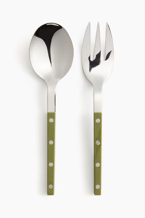 H&M Salatbesteck aus Edelstahl - Green
