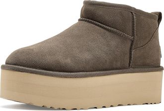 UGG Classic Ultra Mini Platform Womens Boots Dried Oregano : 11 B - Medium, Suede