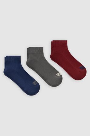 Levi's Calcetines de altura est&aacute;ndar Levis de algod&oacute;n org&aacute;nico: paquete de 2 - Hombre - 39 - Azul / Navy