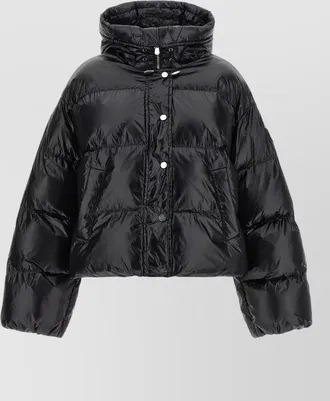 Pinko down quilted hooded cape