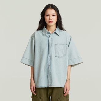 G-Star Carter One Pocket Denim Overhemd - Lichtblauw - Dames
