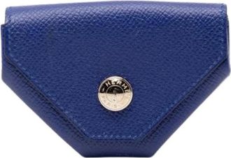 Herm&egrave;s Pre-owned Wallets, female, Blue, Size: ONE SIZE Pre-owned Coin Pouch