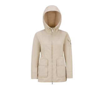 Moncler Moncler Leandro Parka, Women, Beige, Size: 1