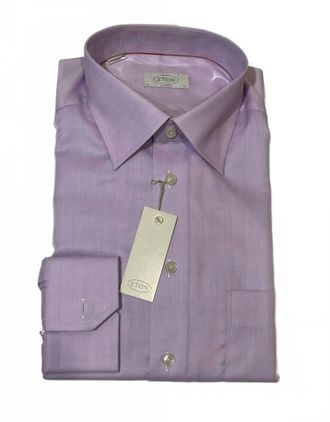 Eton Mens Classic Shirt In Lilac