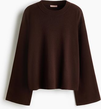 H&M Oversized Pullover - Brown