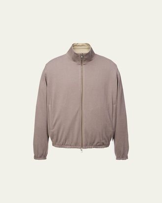 Loro Piana Mens Windmate Reversible Bomber Jacket