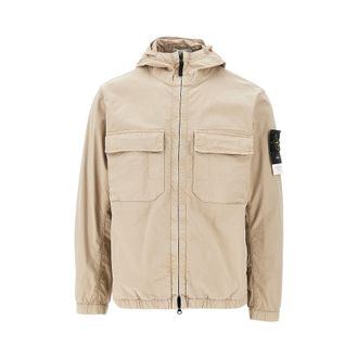 Stone Island Stretch Cotton Twill-TC blouson jacket Man S