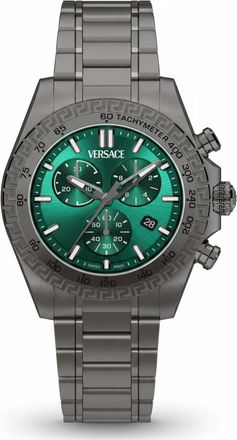 Versace Chronograph Ve 9K01224 - Heren - Horloges - Groen - ONE Size - Accessoires