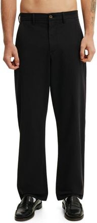 Cotton On Mens Baggy Chino Pant in Black at Nordstrom, Size 32