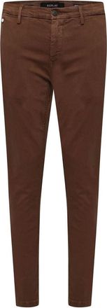 Replay Mens Regular Fit Chinos in Brown - Size 28W/32L