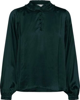 Part Two Overhemden, Dames, Groen, S, Caterina Blouse