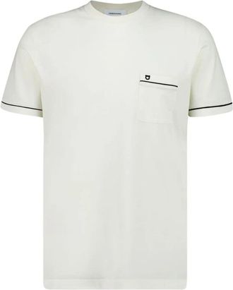 Ferragamo Mascarpone Gancini T-Shirt - Heren - T-shirts - Wit - L - Katoen - Tops