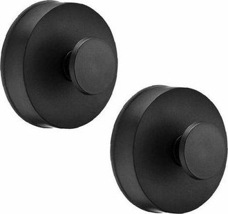 OEM Gancho Creativo De Ventosa De 2 Piezas Para Ba&ntilde;o O Cocina, Color Negro