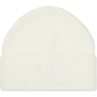 Philipp Plein Beanie Hat Plein Deluxe Unisex in White at Nordstrom, Size 00