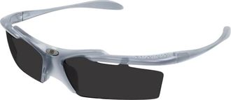 Balenciaga Wraparound Zonnebril - unisex - Zonnebrillen - Grijs - ONE Size - Nylon - Accessoires