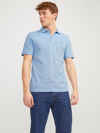 Jack & Jones JJEPAULOS POLO SS NOOS mit Logo Stickerei
