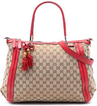 Gucci Pre-owned Gucci Large GG Canvas Bella Satchel Ladies CZ81QTLDEBPLKXQ0