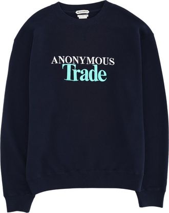 J.W.Anderson Navy Blue Graphic Sweatshirt