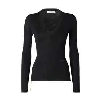 Fendi Jersey - Knitwear - Mujer - Negro - 2XS