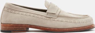 AllSaints Cow Leather Sammy Leather Loafer Shoes, Size: 12