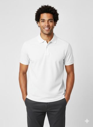 Selected Poloshirt SELECTED SLHSLIM-ATLAS SS POLO D, Herren, Gr. L, weiss (hellwei&szlig;), Jersey, Obermaterial: 95% Baumwolle, 5% Elasthan, unifarben, slim fit, Sh