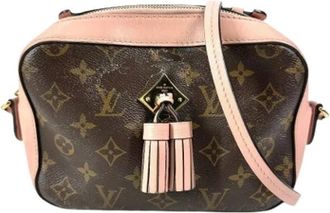 Louis Vuitton Pre-owned Vintage Monogram Pochette - Dames - Vintage Schoudertas - Bruin - ONE Size - Leer - Vintage