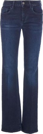 Liu Jo Boot-cut Jeans - Dames - Bootcut Jeans - Blauw - W28 - Katoen - Jeans