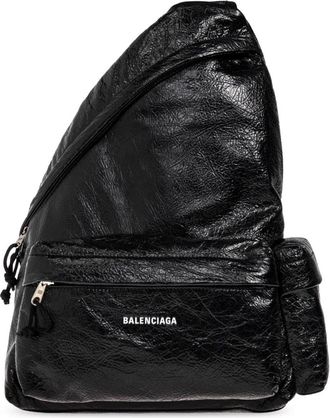 Balenciaga Backpacks, male, Black, Size: ONE SIZE Explorer One-Shoulder Backpack