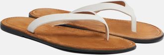 The Row Beach leather thong sandals