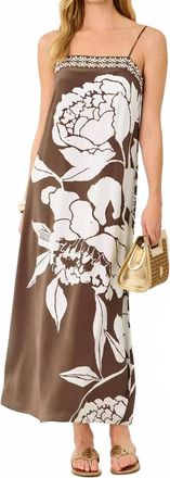 Lilly Pulitzer Jesslyn Silk Maxi Slip Dress In Coco Beach