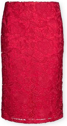 Elena Miro Rokken, Dames, Roze, XL, Polyester, Spitzenrock