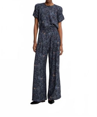Munthe Lustanna Short Sleeve Blouse In Black
