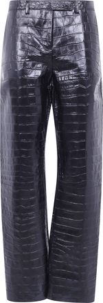 Khaite Leather Pants Hunter