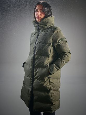 Born Jacket Coat Kaki Leaft