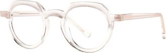 Theo Common Ostrich Optisch Montuur - unisex - Brillen - Wit - 45 MM - Accessoires