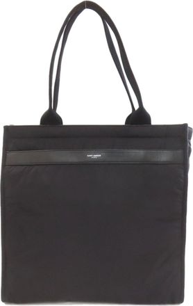 Saint Laurent Black Nylon Tote Bag (Pre-Owned)