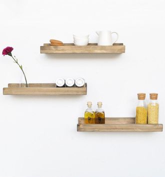 Hanah Home Handmade Wall Shelf 3Pc Set