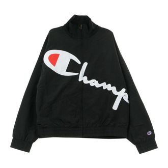 Champion Zwarte Windbreaker Jas voor Vrouwen - Dames - Zomerjassen - Zwart - M - Jassen