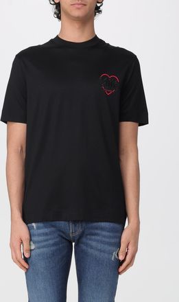 Emporio Armani T-shirt in cotone Love Emporio Armani con strass