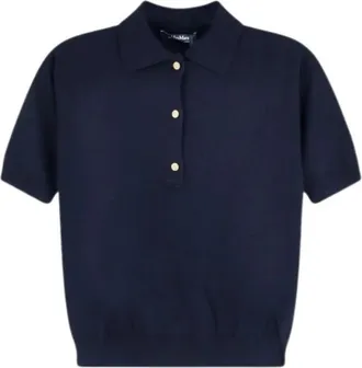 Max Mara Mujer, Camisetas, Azul, Talla: M