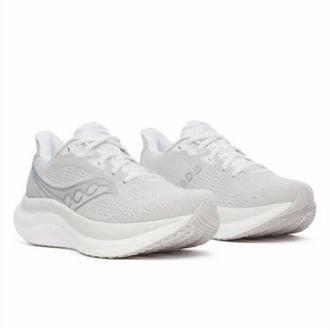 Saucony Womens Triumph 23 Shoe In Arctic/white