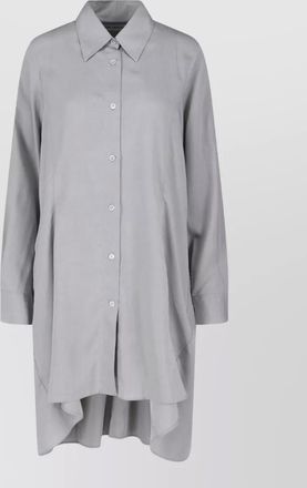 Our Legacy long sleeve dress asymmetrical hem pointed collar