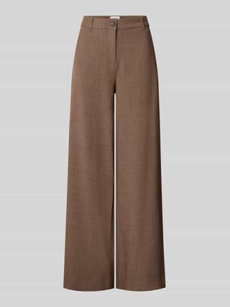 Moss Copenhagen Wide Leg Hose mit Viskose-Anteil Modell Darina in Taupe, Gr&ouml;&szlig;e XL