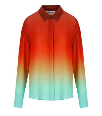 Essentiel en Heden Krawattenfarbstoff Orange Hemd