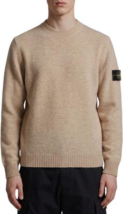 Stone Island Beige Crew Neck Sweater