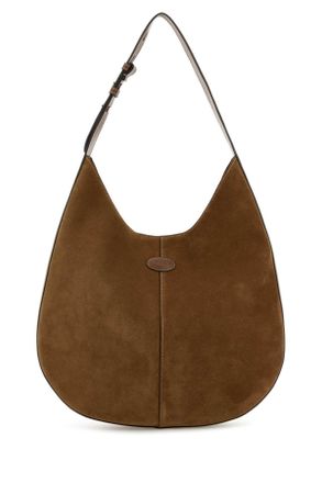 24PF new/TOD'S ディミニレザーホーボーバッグ Bag Brown Woman ブラウン トッズ Di バッグ レザー ホーボー スモール