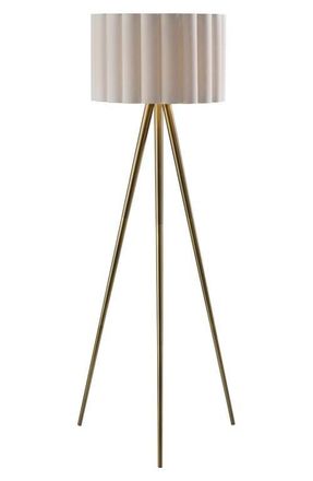 Adesso Caldwell Floor Lamp in Antique Brass at Nordstrom