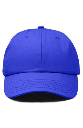 Dalix Classic Cotton Dad Cap in Royal Blue at Nordstrom