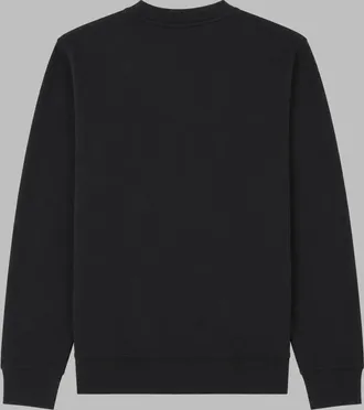 HUGO BOSS Mens Relaxed Fit Sweatshirt We_logo Black Cotton Sweatshirts Sweater
